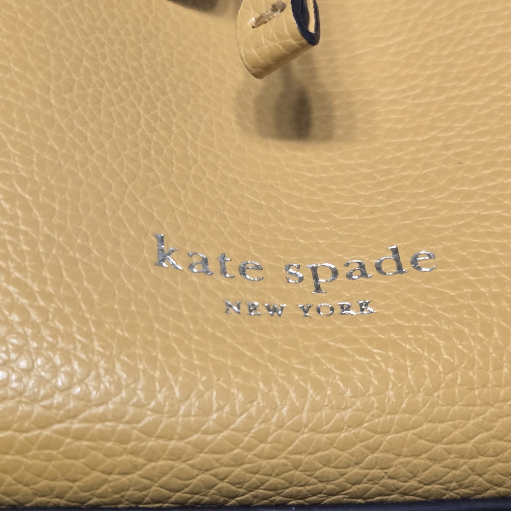 Kate Spade Yellow Leather Bucket Bag - Picture 6 of 16